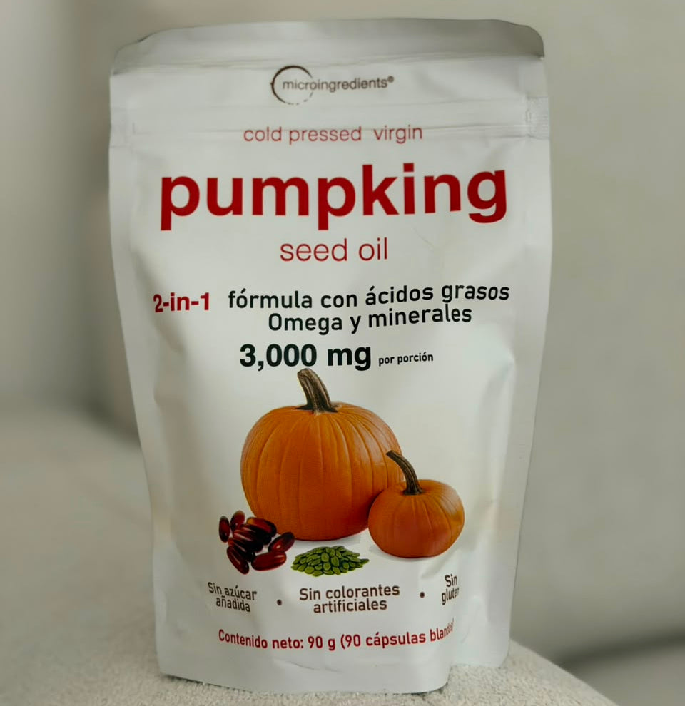 PUMPKIN SEED OIL| SEMILLAS DE CABAZA 1000 mg MICRO INGREDIENTS
