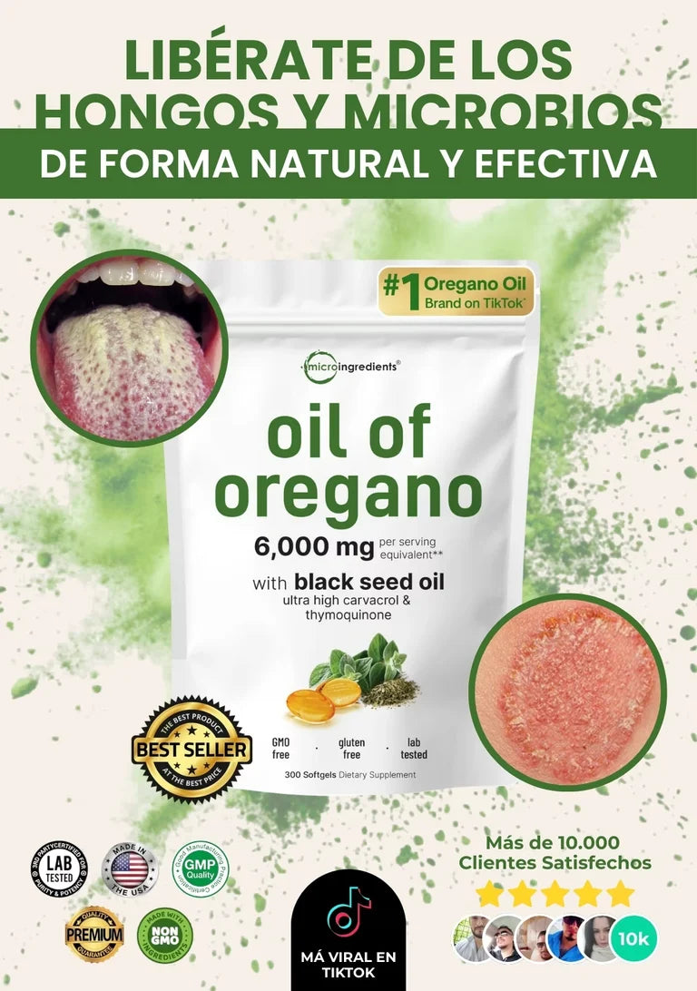 MICRO INGREDIENTS CAPSULAS BLANDAS DE ACEITE DE OREGANO