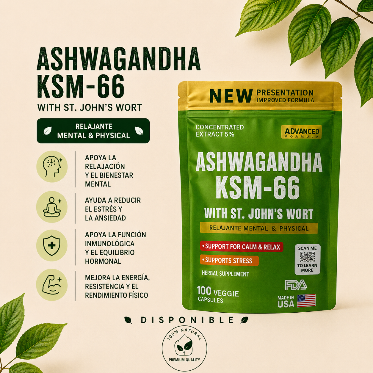 ASHWAGANDHA KSM-66
