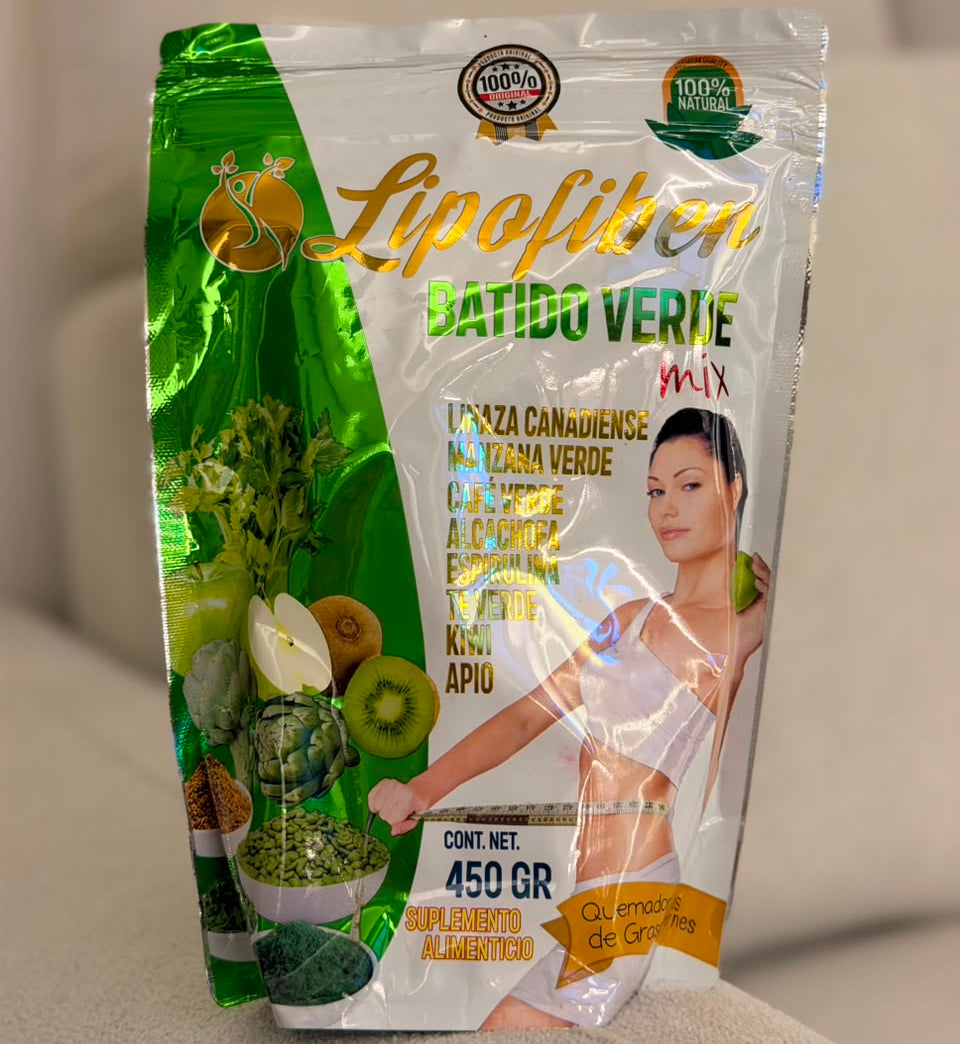 LIPOFIBEN BATIDO VERDE MIX