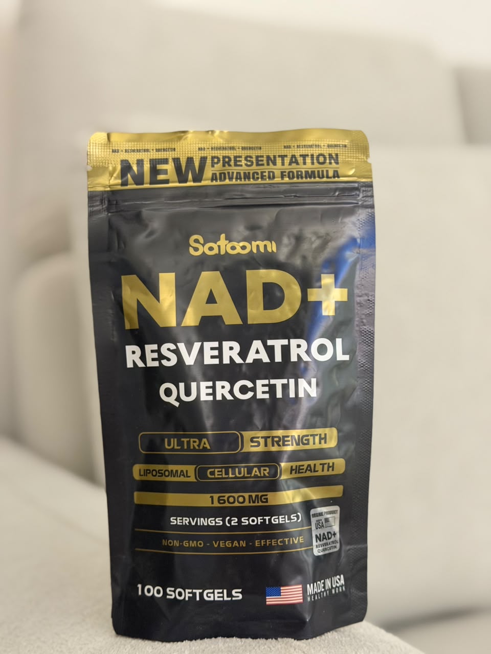 NAD+RESVERATROL QUERCETINA