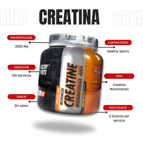 CREATINA HEALTHY X100 SERVICIOS
