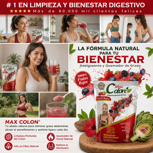 MAX COLON QUEMADOR Y ADELGANZANTE DE GRASA